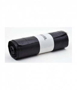 Sac poubelle PE HD 100L noir 17?   RL 25 