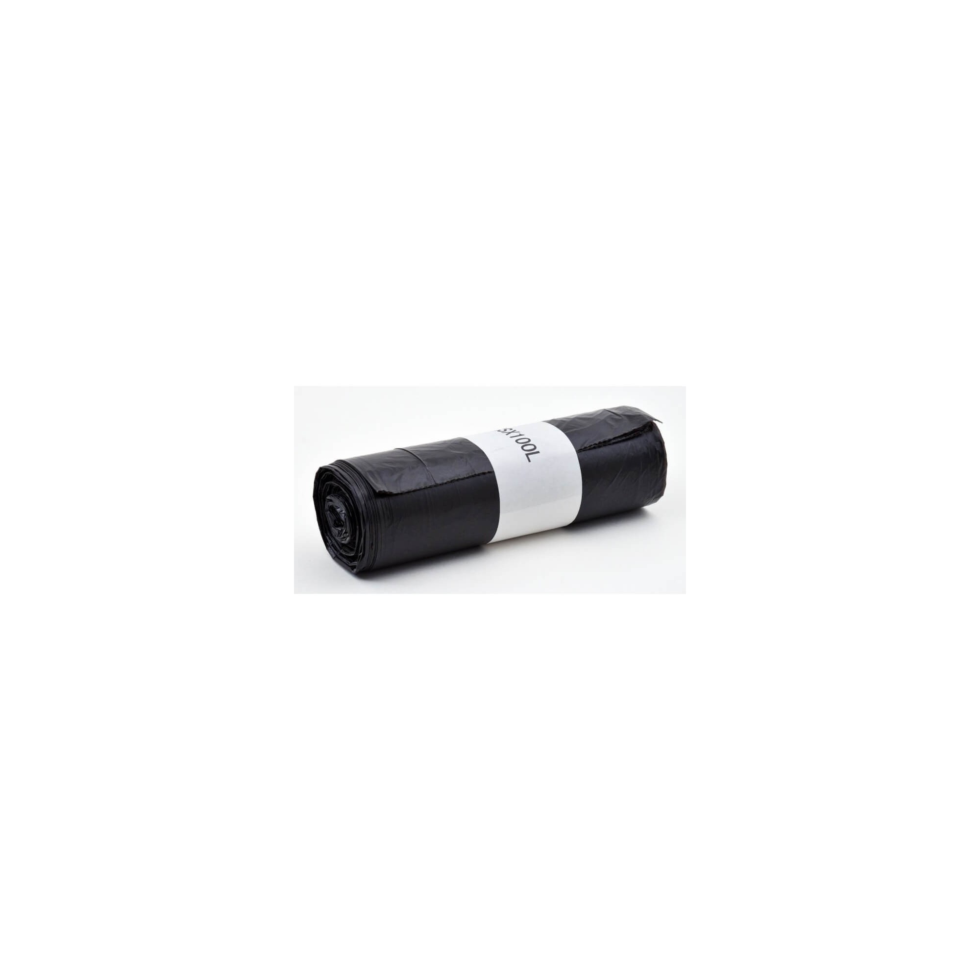 Sac poubelle PE HD 100L noir 17?   RL 25 