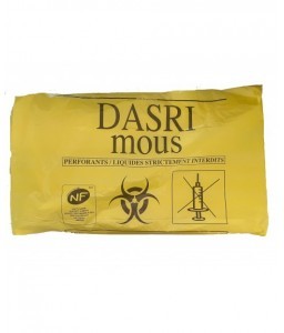 Sac poubelle DASRI 20L jaune 18?   RL 25  - Accueil - 2