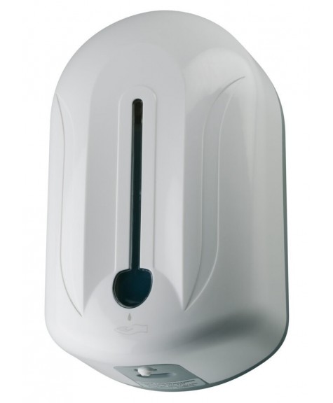 Distributeur automatique blanc de savon et gel hydroalcoolique