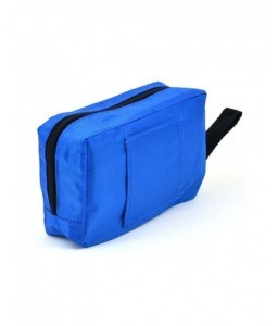 Trousse de secours zippée en toile bleue vide - Trousses vides - 3