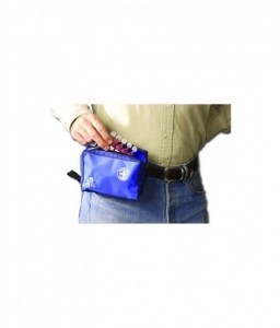 Trousse de secours zippée en toile bleue vide - Trousses vides - 5