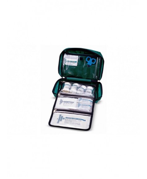 Trousse de secours souple à compartiments garnie