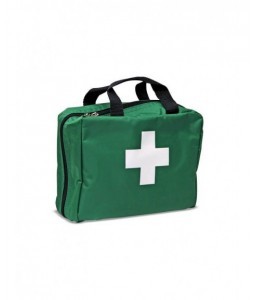Trousse de secours souple à compartiments garnie - Soins de l'œil et douches oculaires - 3