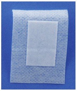 Pansement blanc non tissé 6x4cm - COLUXIA