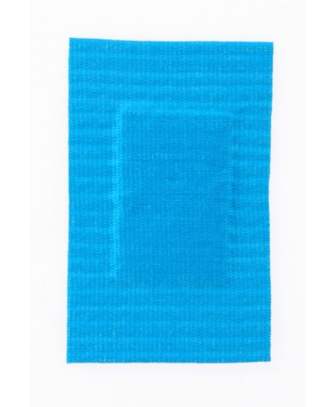 Pansement bleu tissé 6x4cm triple détection - COLUXIA