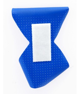 Pansement bleu tissé bout de doigt 7.5x4.6cm triple détection - COLUXIA - Pansements - 2