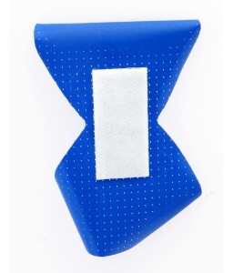 Pansement bleu tissé bout de doigt 7.5x4.6cm triple détection - COLUXIA - Pansements - 2