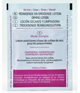 Lingette lotion asséchante - RONT - Antiseptique et apaisants - 2