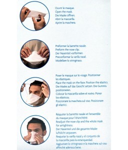 Masque de protection FFP3 pliable EOR  BTE 25  - VALMY - Masques jetables - 2