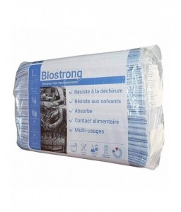 Torchons jetables absorbants non tissé bleu  sachet de 100