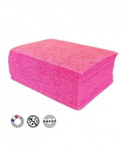 Sachet de 25 lavettes BioTiss rouges