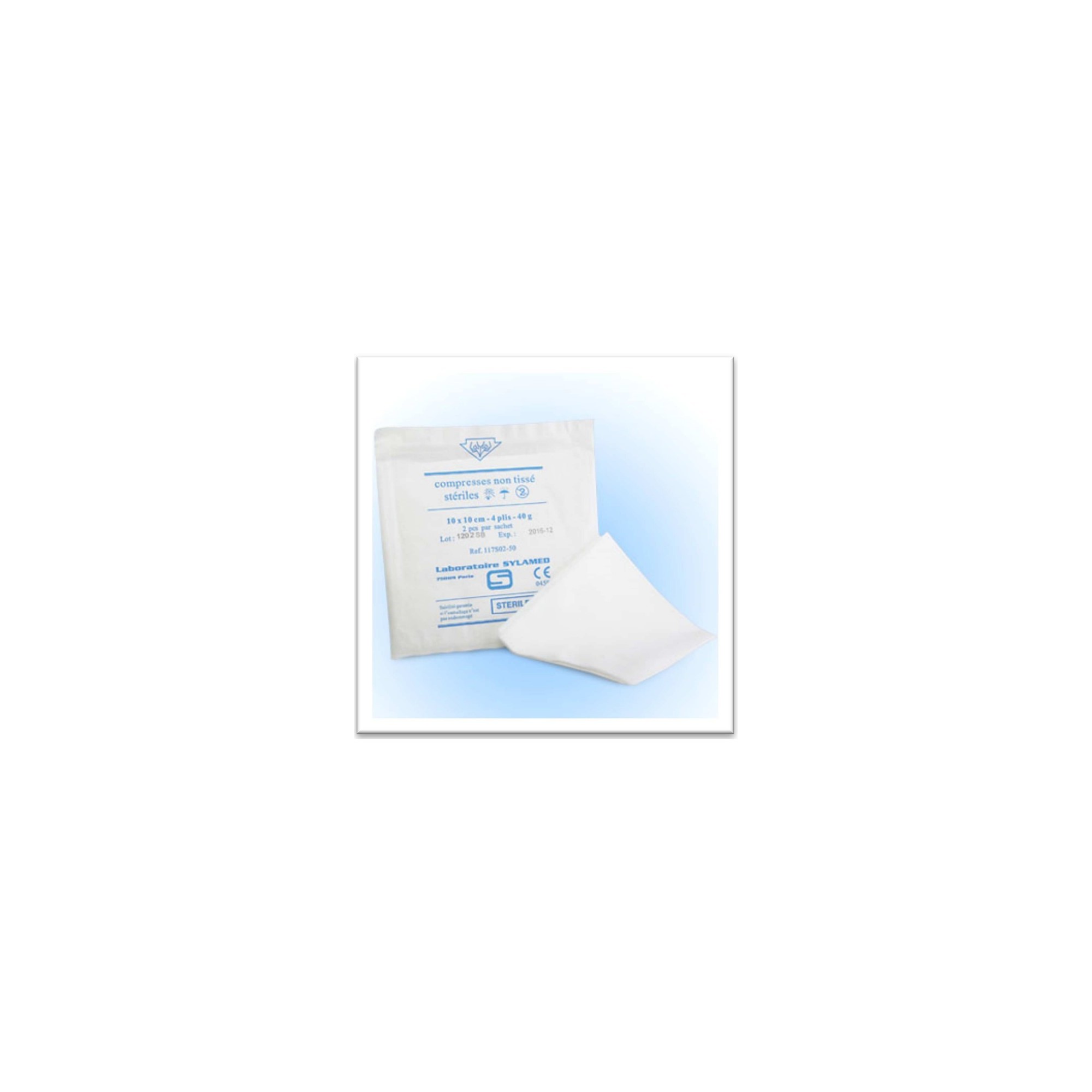 Compresse de gaze hydrophile stérile 10x10cm  SA 5 