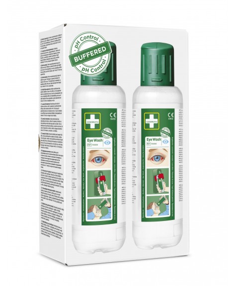 Boite de 2 douches oculaire 500mL - CEDERROTH
