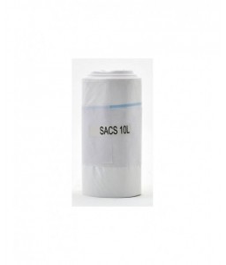 Sacs poubelle PE HD blanc 40x45cm 10L - Collecte des déchets - 2