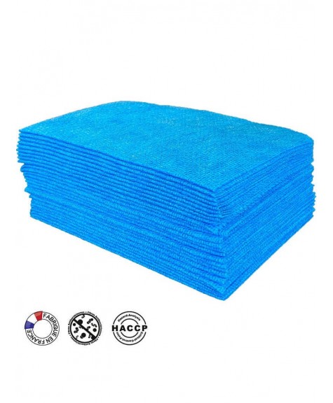 Sachet de 25 lavettes BioTiss bleues