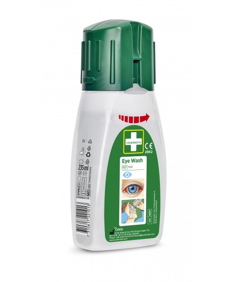 Douche oculaire 235 ml de poche CEDERROTH - CEDERROTH