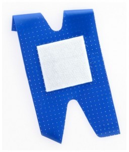 Pansement bleu plastique articulation 7.5x3.8cm - COLUXIA - Pansements - 2