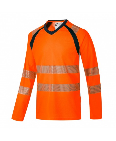 T-SHIRT HV MANCHES LONGUES TO5 RECYCLE - CODUPAL