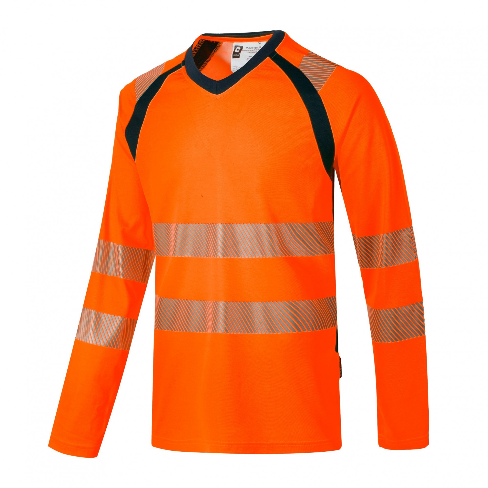 T-SHIRT HV MANCHES LONGUES TO5 RECYCLE - CODUPAL