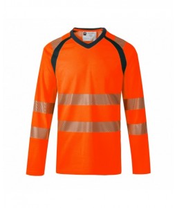 T-SHIRT HV MANCHES LONGUES TO5 RECYCLE - CODUPAL - Vêtements haute-visibilité - 2