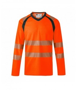 T-SHIRT HV MANCHES LONGUES TO5 RECYCLE - CODUPAL - Vêtements haute-visibilité - 2