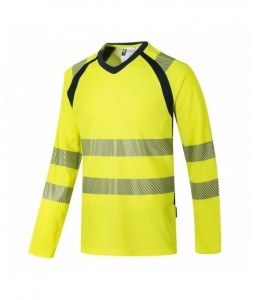 T-SHIRT HV MANCHES LONGUES TO5 RECYCLE - CODUPAL - Vêtements haute-visibilité - 4