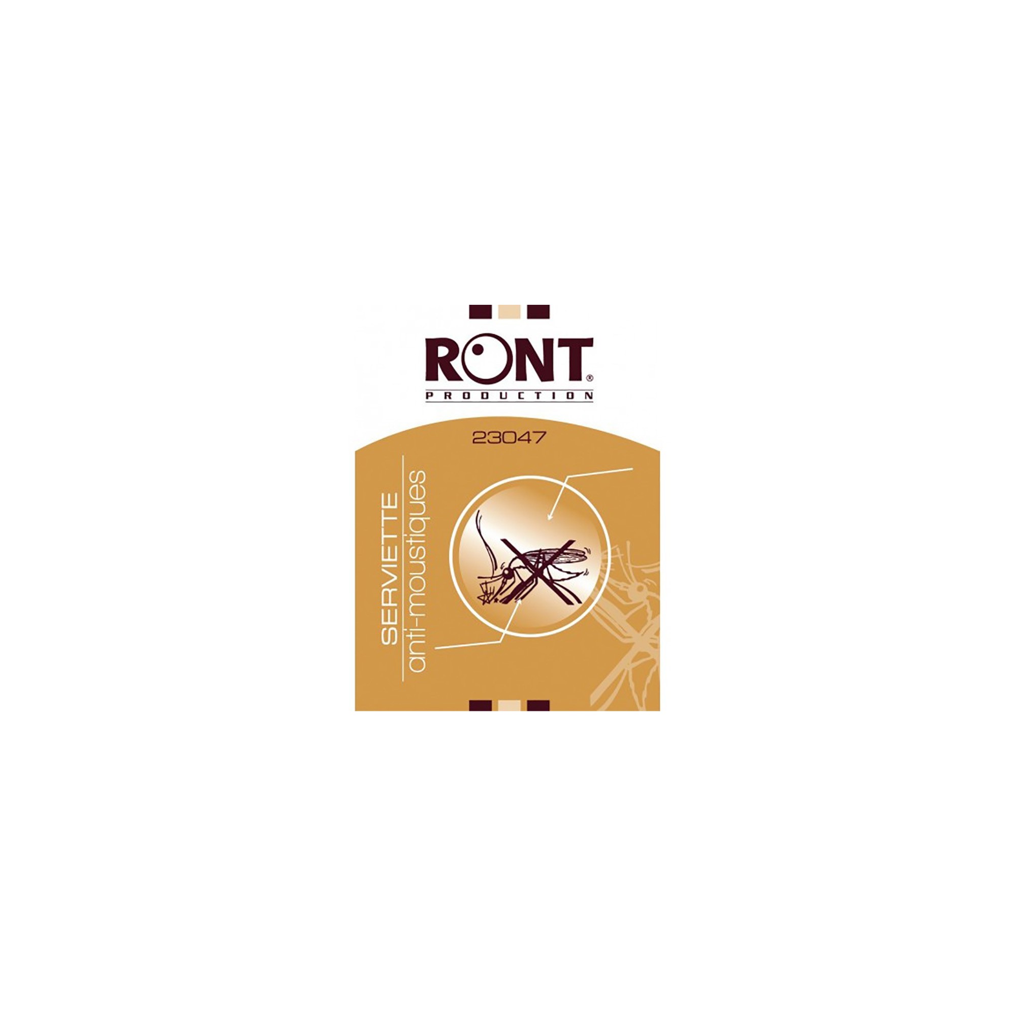 Sachet de 10 lingettes apaisantes piqure de moustiques - RONT