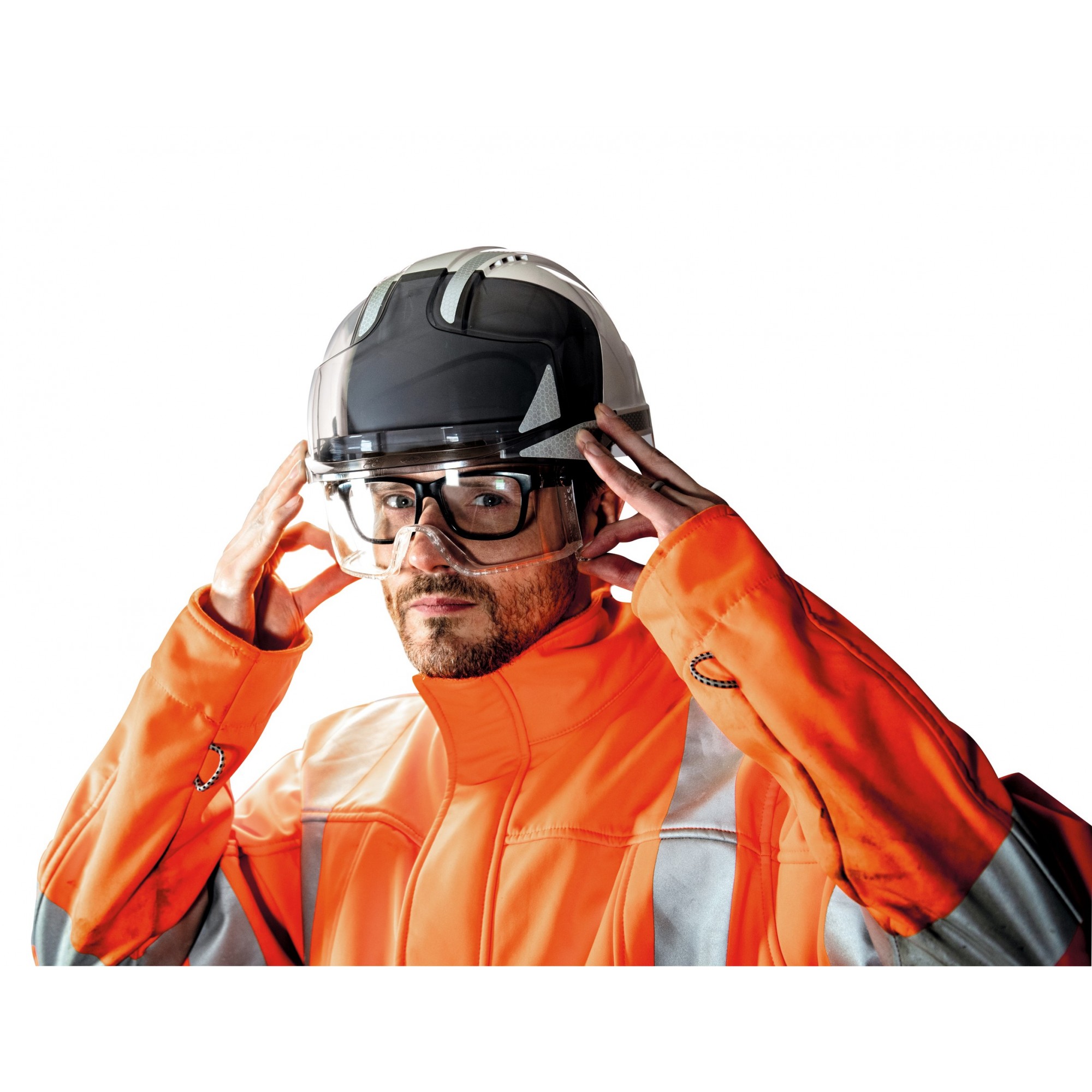 Casque de protection aéré avec écran EVO® VISTALENS™ - JSP