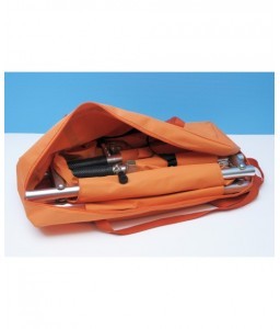 Brancard / civière orange compact et léger pliable en 4 - Brancard et chaise - 2