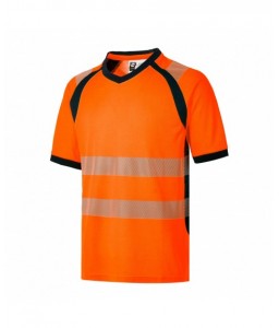 T-SHIRT HV TO5 RECYCLE COTON POLYESTER - CODUPAL