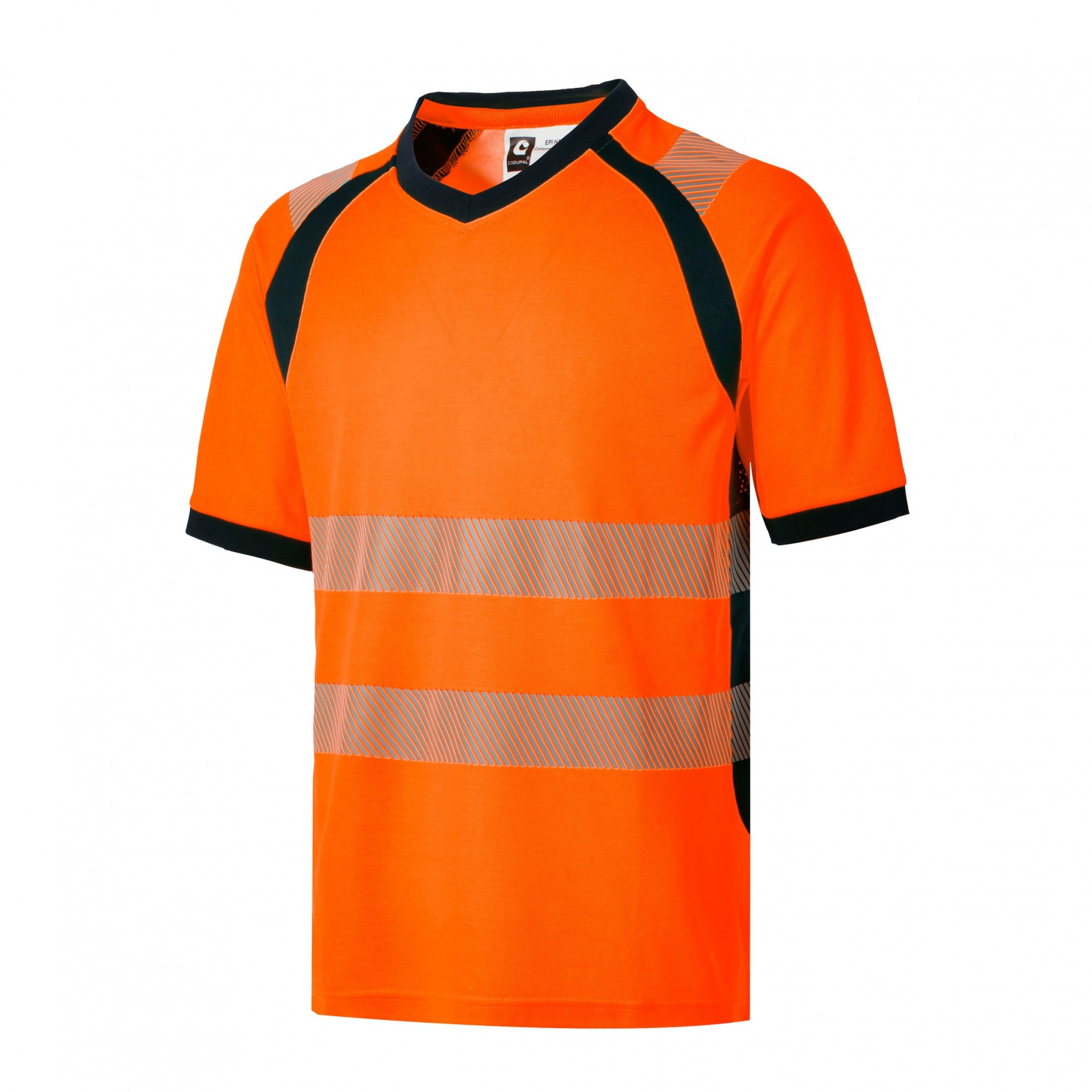 T-SHIRT HV TO5 RECYCLE COTON POLYESTER - CODUPAL