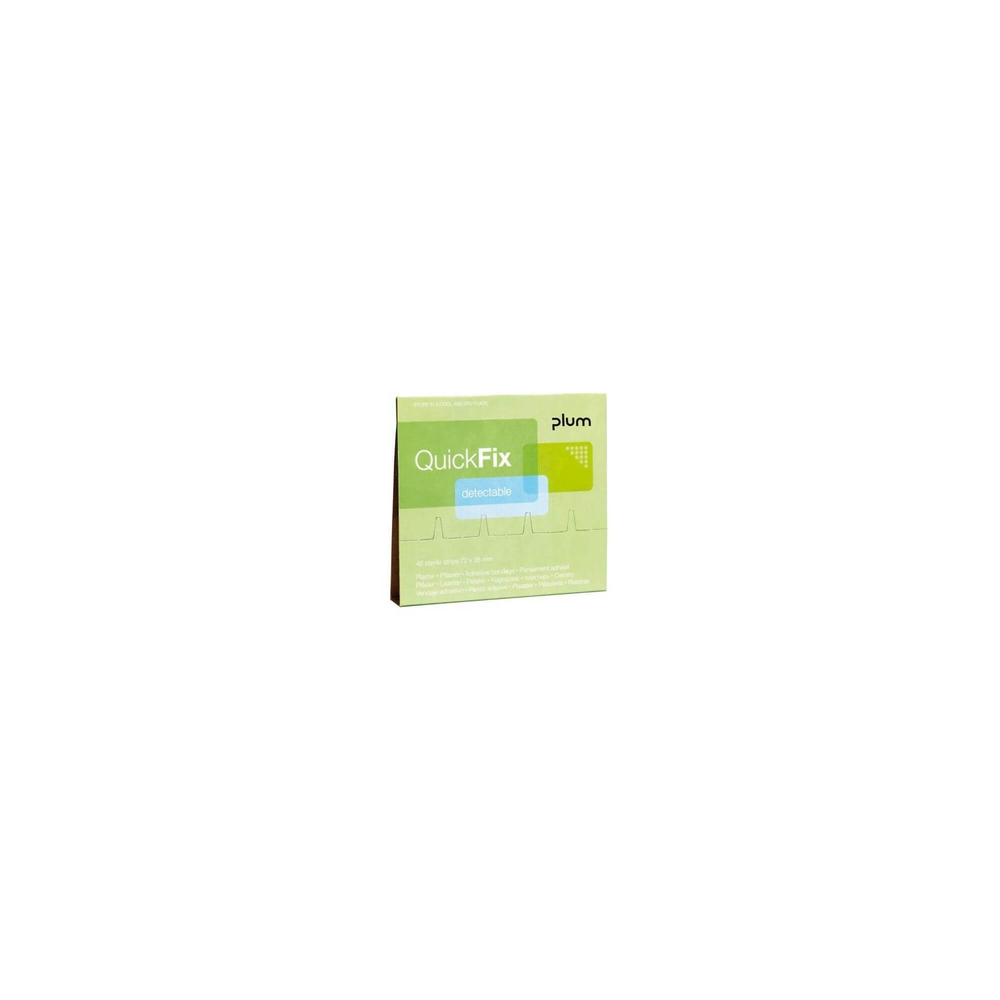 Recharge 45 pansements plastiques bleus détectables PLUM - PLUM