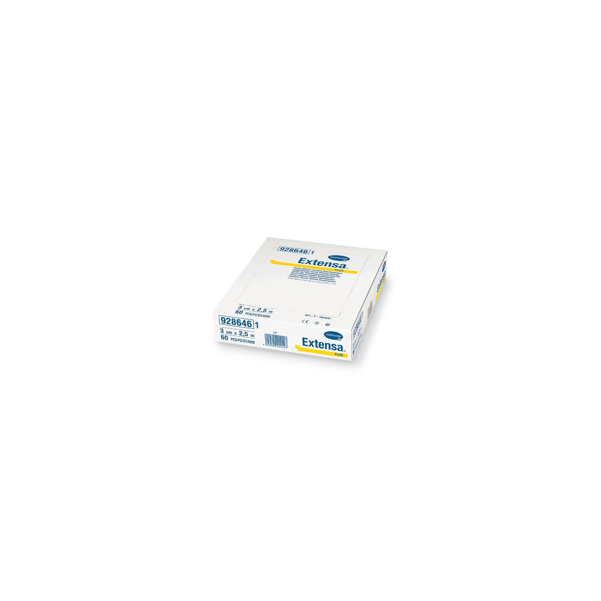 Bandage de contention adhésif 2.5mx3cm Extensa Plus - HARTMANN