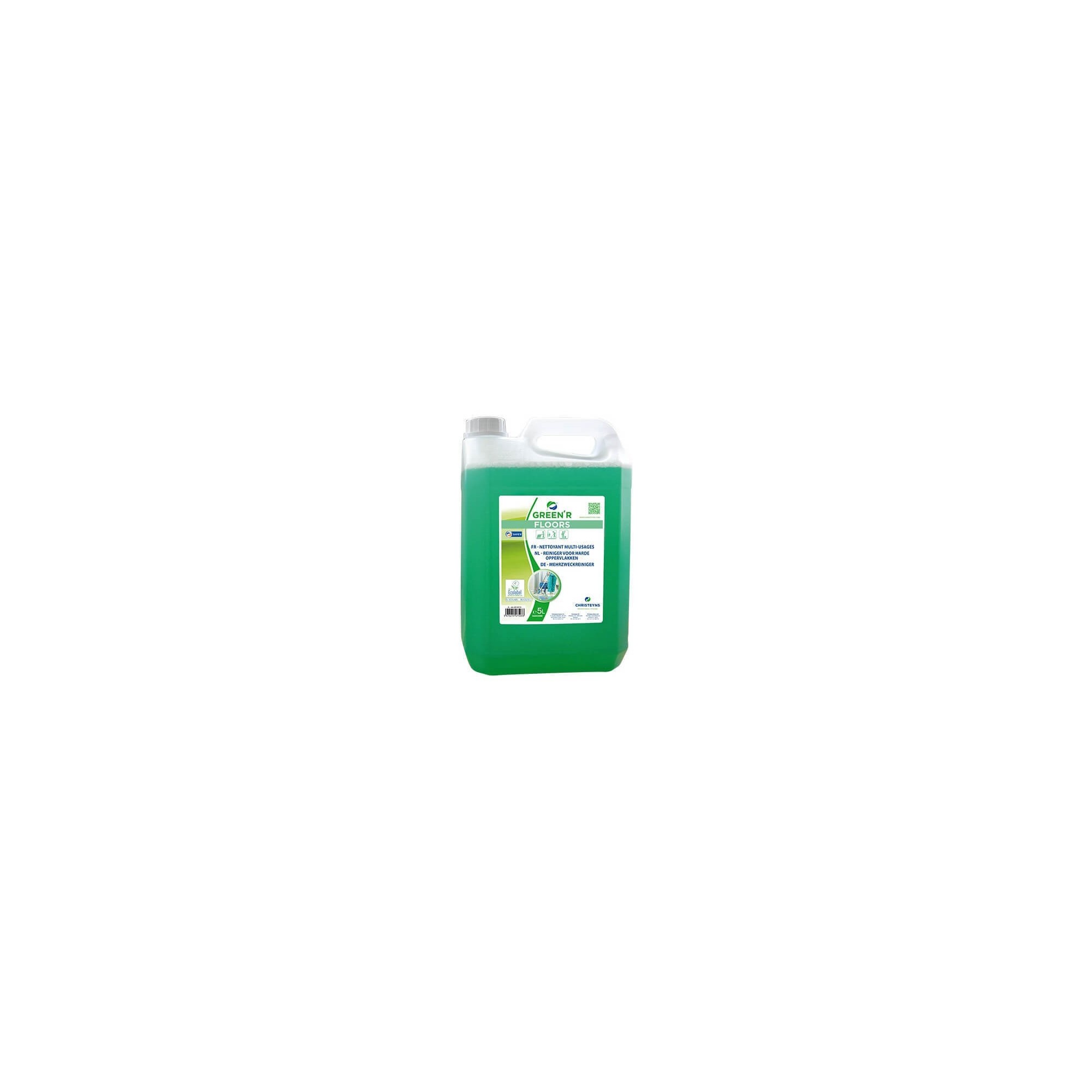 Bidon détergent multi-surface GREEN'R FLOORS 5L - CHRISTEYNS