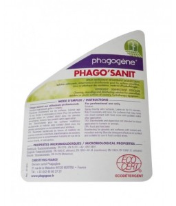 Spray détergent détartrant désinfectant ECOCERT PHAGO'SANIT - CHRISTEYNS - Produits d'entretien - 2
