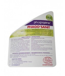 Spray détergent détartrant désinfectant ECOCERT PHAGO'SANIT - CHRISTEYNS - Produits d'entretien - 2