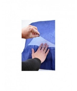 Taie d'oreiller jetable 60x60cm bleue marine - Protection Oreillers Jetables - 3