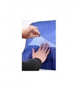 Taie d'oreiller jetable 60x60cm bleue marine - Protection Oreillers Jetables - 3