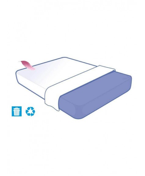 Drap Plat jetable Prestige pour lit 2 places 200x230cm