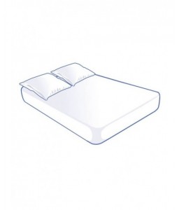 Kit Alèse Housset et 2 Taies Jetables Confort 140x190x15cm