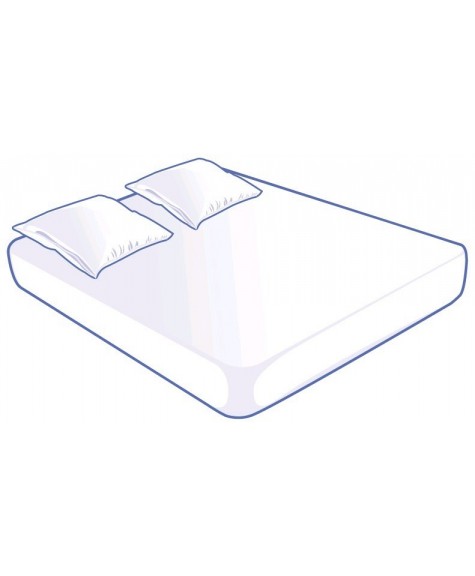 Kit Literie Alèse Housse et 2 Taies Jetables Basic 140x190x20cm