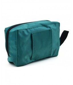 Trousse de secours zippée en toile verte vide - Trousses vides - 2