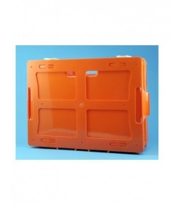 Trousse de secours ABS orange 400x300x150mm - Trousses vides - 2