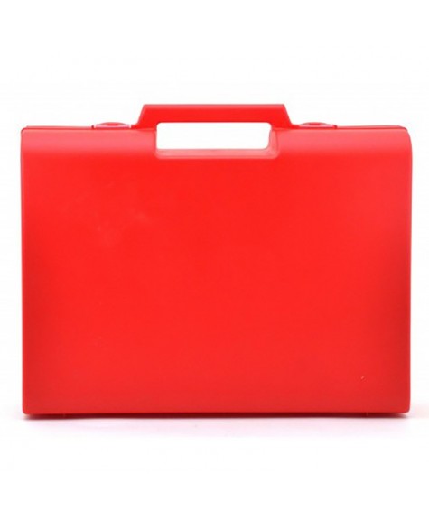 Trousse rouge rigide 33.6x26.6x8.5cm