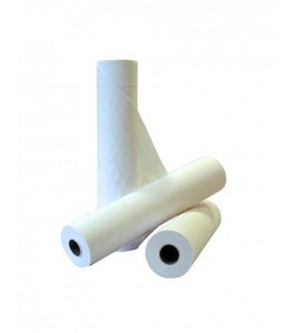 Drap d'examen lisse blanc 50x35cm