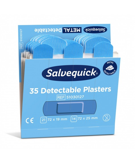 Recharge de 35 Pansements Bleus - CEDERROTH