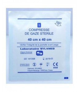 Compresses de gaze stériles 10x10cm - Compresses, bandes et sparadraps - 2