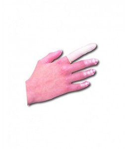 Sachet de 100 doigtiers roulés en latex - Pansements - 3