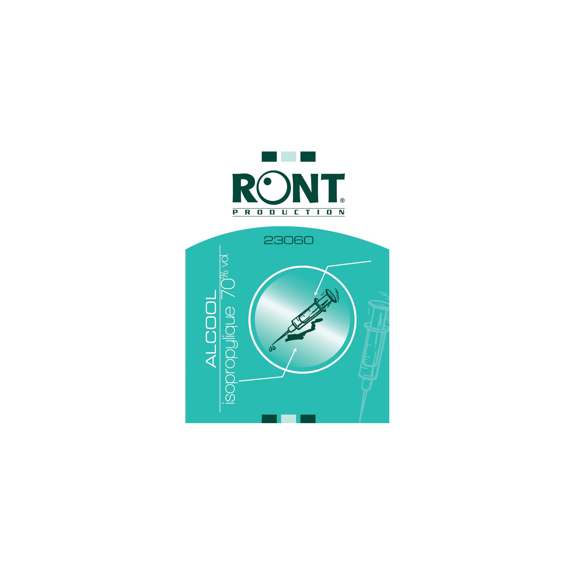 Lingettes alcool 70° - RONT